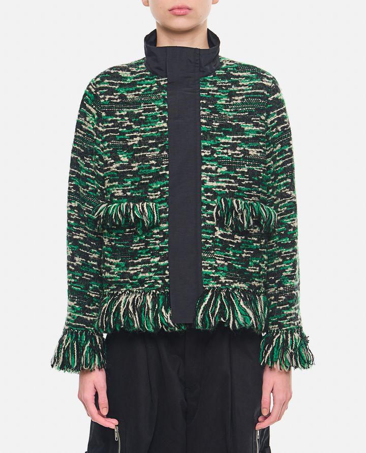 Biffi BLUSA IN TWEED GROSGRAIN