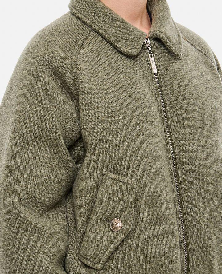 Biffi BOMBER IMBOTTITO IN CASHMERE VERDE