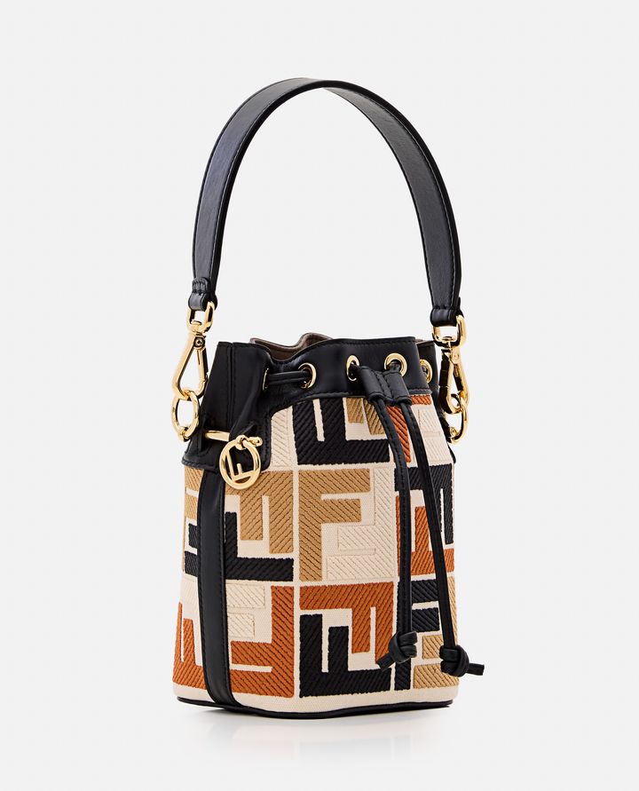 Biffi BORSA MINI MON TRESOR IN TELA RICAMO