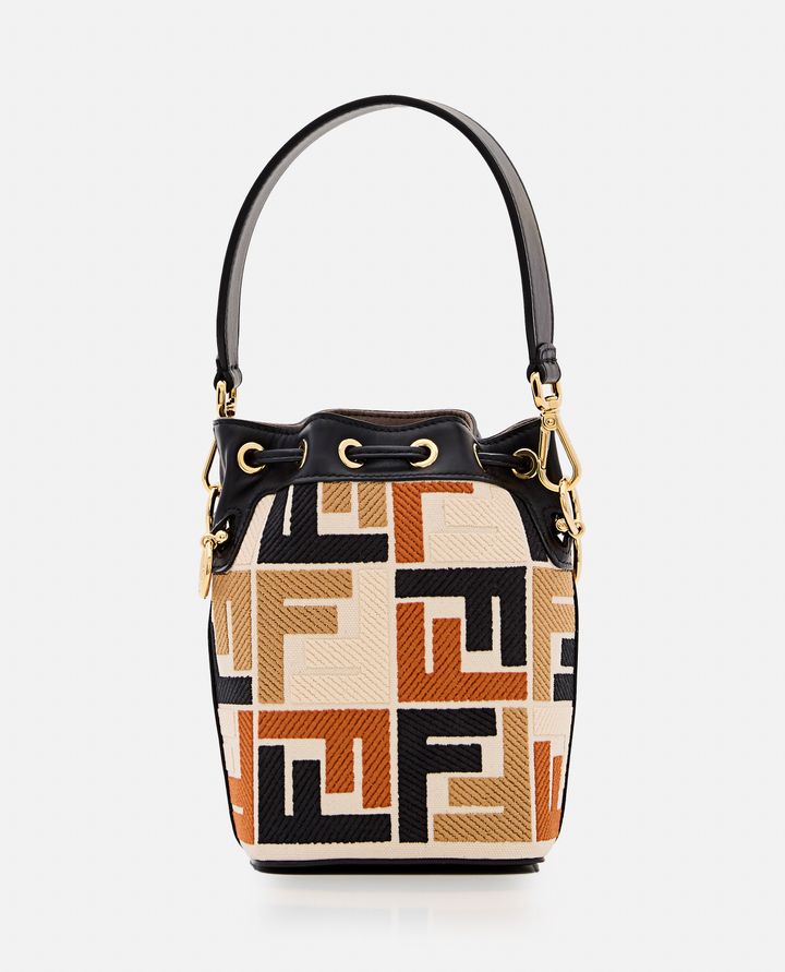 Biffi BORSA MINI MON TRESOR IN TELA RICAMO