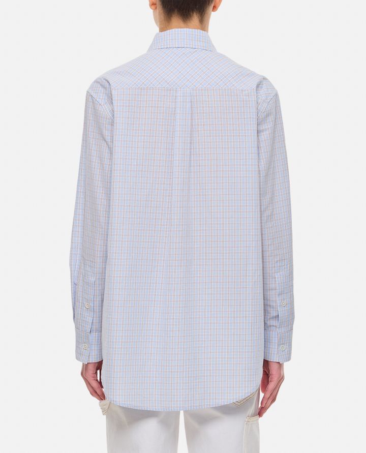 Biffi CAMICIA A QUADRI IN COTONE LINO