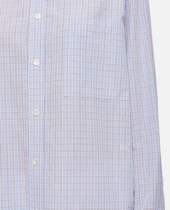 Biffi CAMICIA A QUADRI IN COTONE LINO