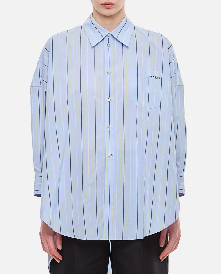 Biffi CAMICIA A RIGHE A MANICHE CORTE