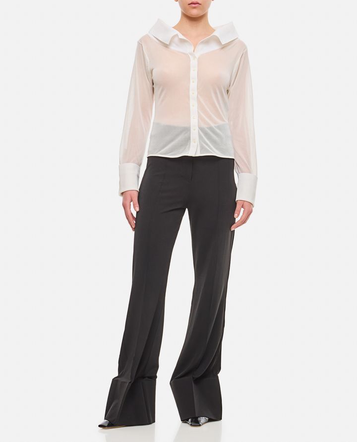 Biffi CAMICIA COLLETTO AMPIO IN VISCOSA