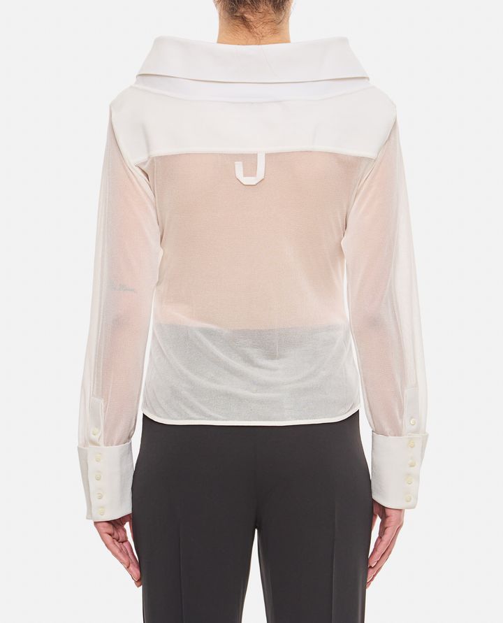 Biffi CAMICIA COLLETTO AMPIO IN VISCOSA