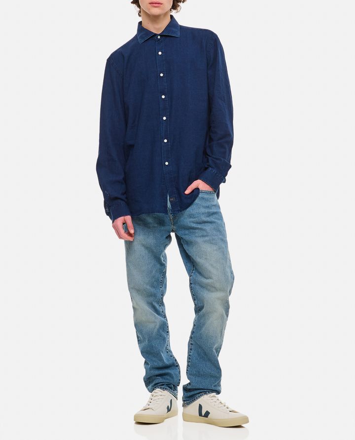 Biffi CAMICIA COLLO FRANCESE TESSUTO LAVATO