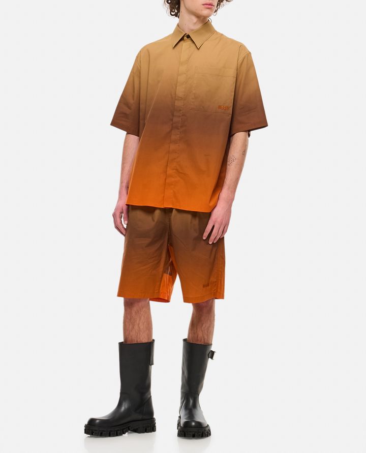 Biffi CAMICIA DEGRADÈ MANICHE CORTE