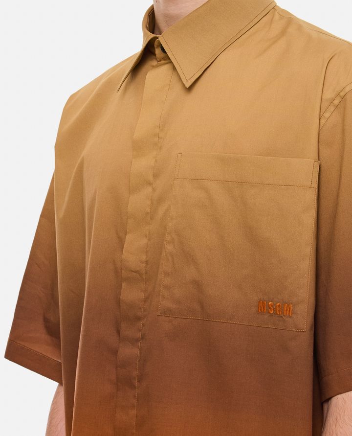 Biffi CAMICIA DEGRADÈ MANICHE CORTE