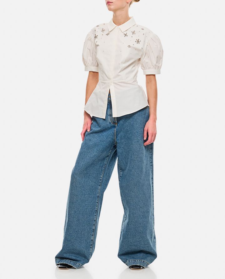 Biffi CAMICIA IN COTONE CON DECORAZIONI