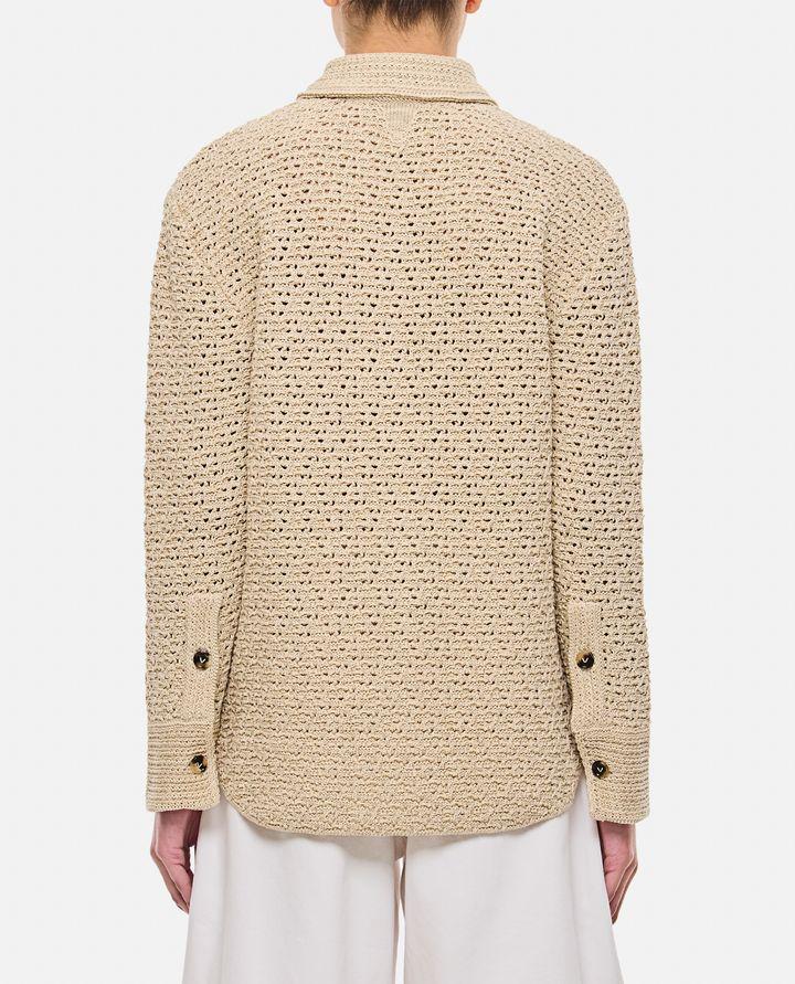 Biffi CAMICIA IN COTONE EFFETTO CROCHET