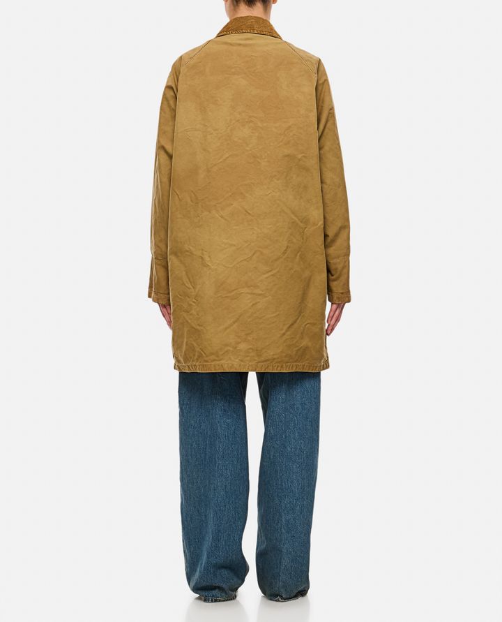 Biffi CAPPOTTO LUNGO BEIGE CON GANCI FRONTALI