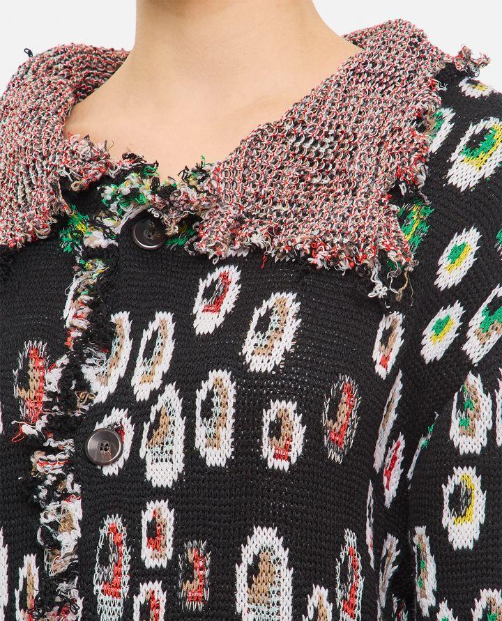 Biffi CARDIGAN BLAZER REVERSIBILE CON COLLO ALTO