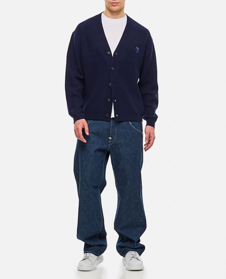 Biffi CARDIGAN CON PATCH VOLPE