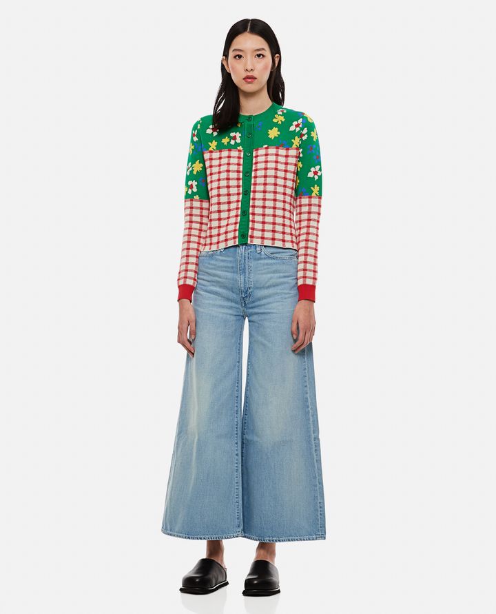 Biffi CARDIGAN IN COTONE STRETCH JACQUARD