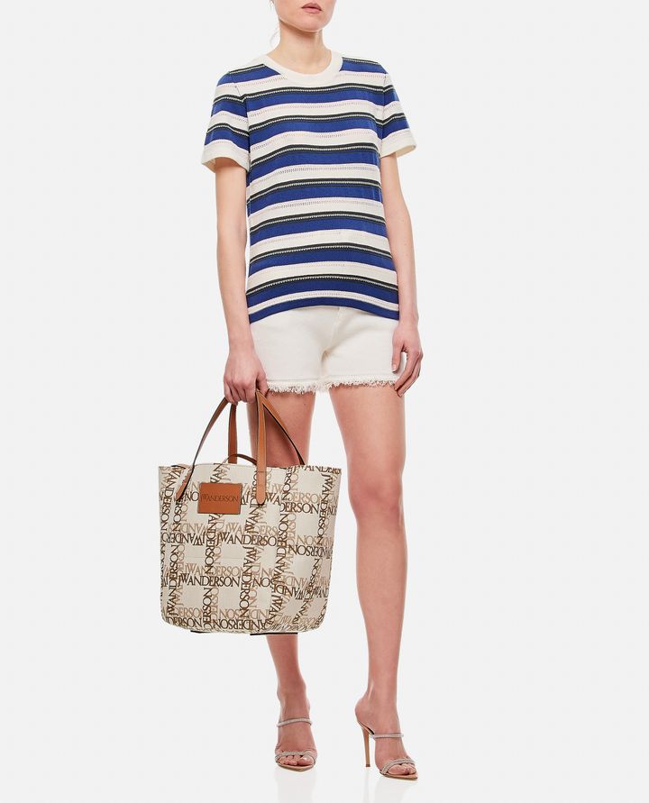 Biffi CASHMERE STRIPED T-SHIRT