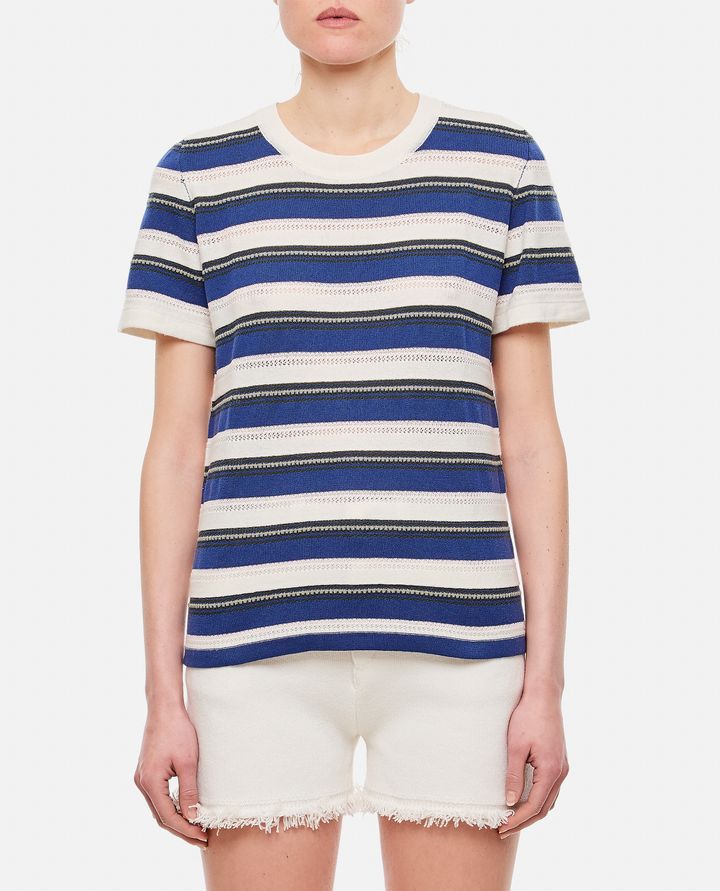 Biffi CASHMERE STRIPED T-SHIRT