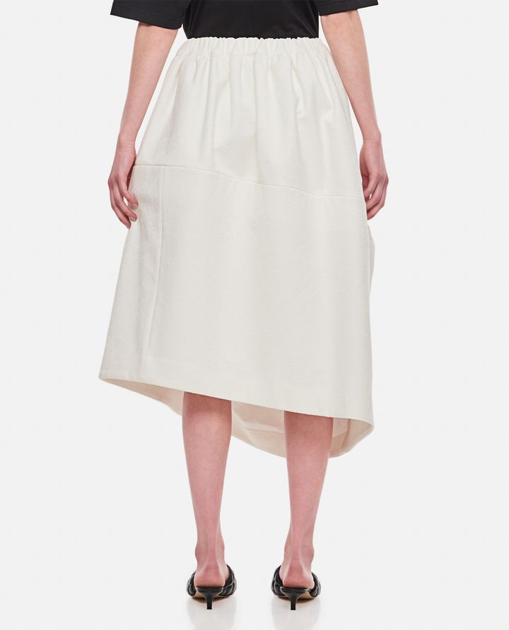 Biffi COTTON NYLON BLEN MIDI SKIRT