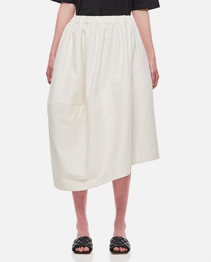 Biffi COTTON NYLON BLEN MIDI SKIRT