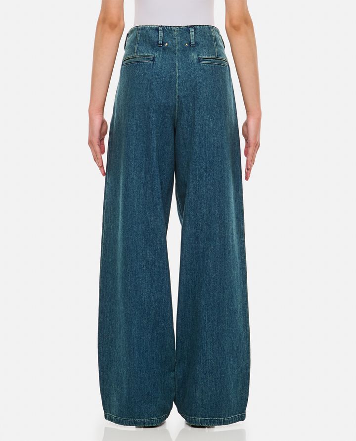 Biffi DENIM A GAMBA LARGA CON PINCES