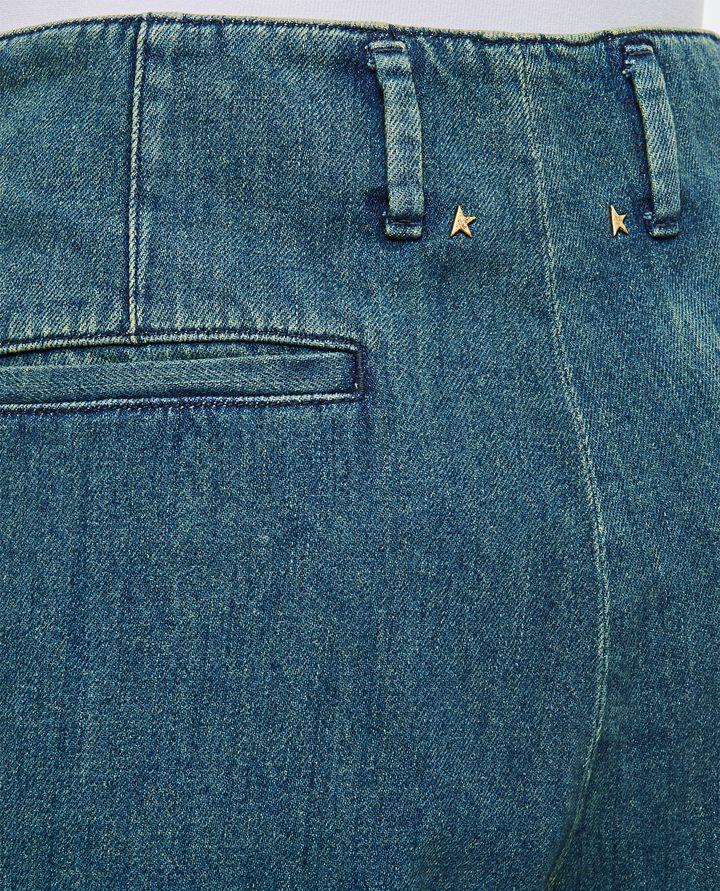 Biffi DENIM A GAMBA LARGA CON PINCES