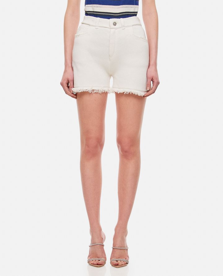 Biffi DISTRESSED CASHMERE SHORTS