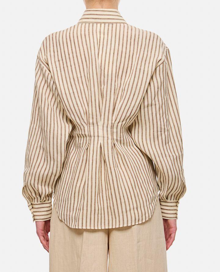 Biffi ERITREA CAMICIA IN LINO A RIGHE