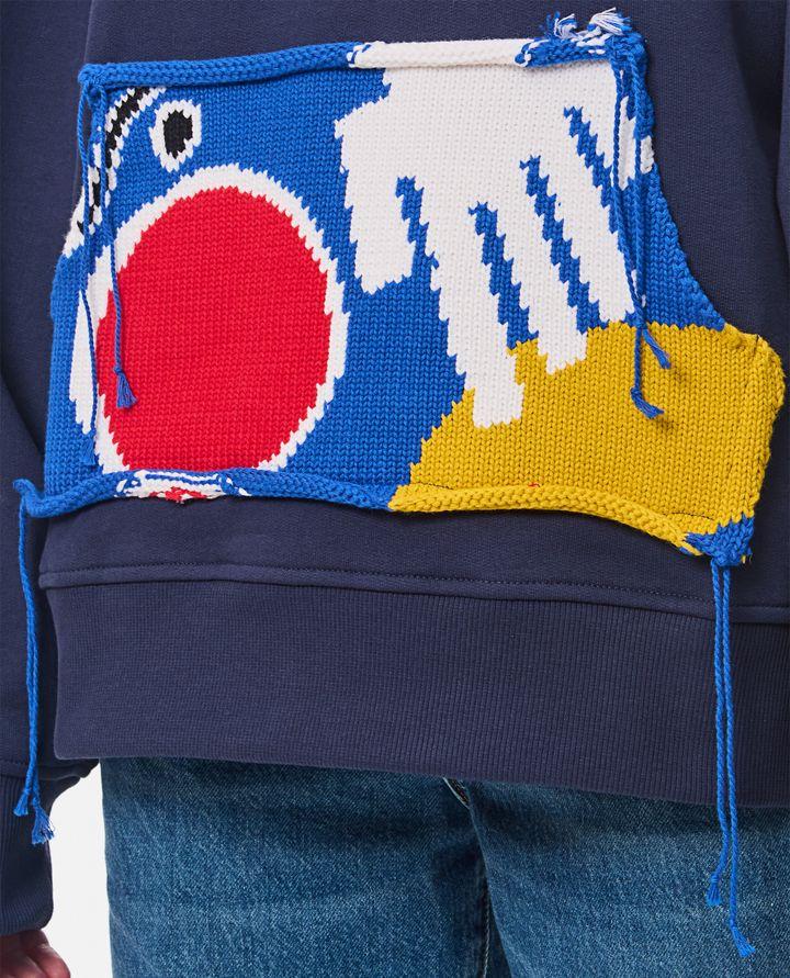 Biffi FELPA CON CAPPUCCIO E PATCH