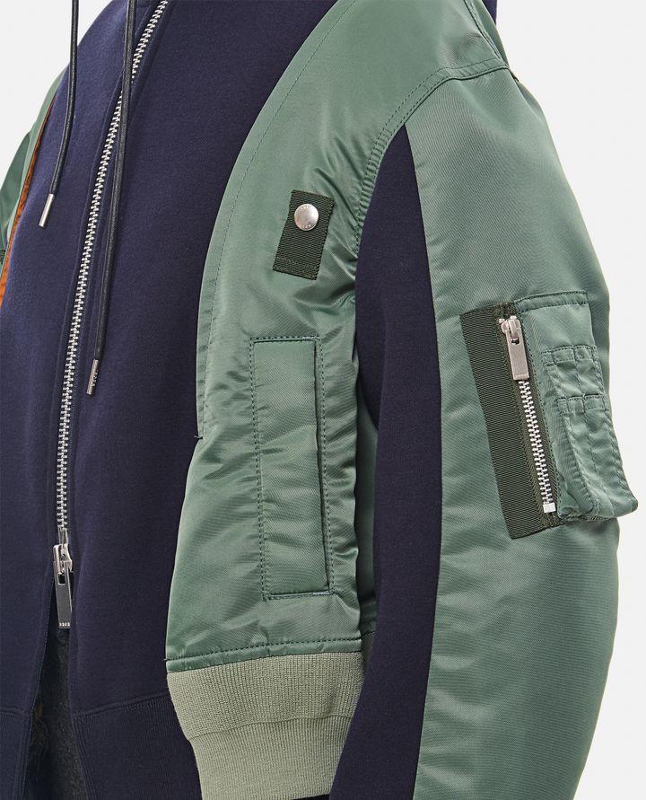 Biffi FELPA CON ZIP IN NYLON