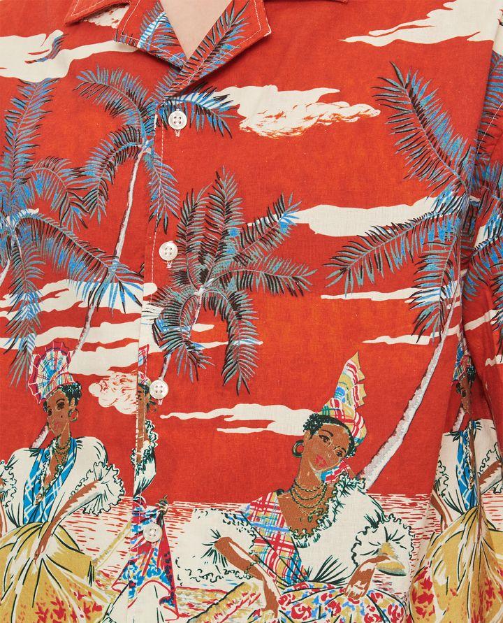 Biffi FELPA RANGI OVER P'S CON STAMPA CARAIBICA