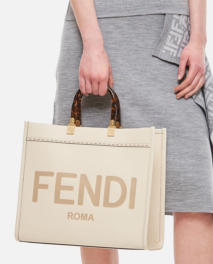 Biffi FENDI SUNSHINE LEATHER TOTE BAG