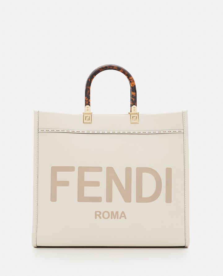 Biffi FENDI SUNSHINE LEATHER TOTE BAG