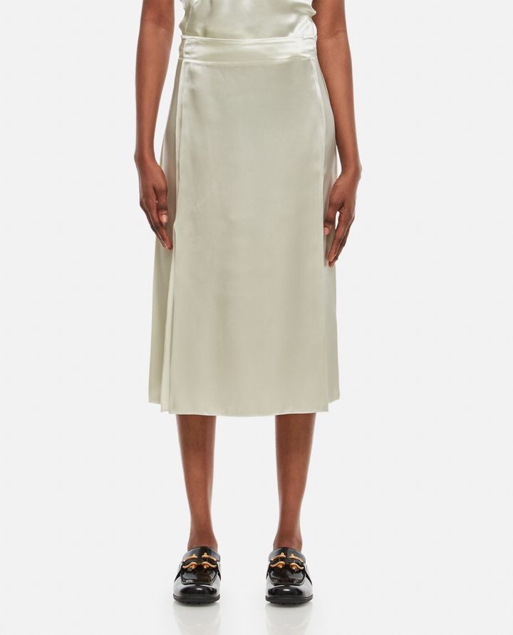 Biffi FLUID SATIN MIDI SKIRT