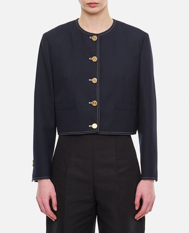 Biffi GIACCA CARDIGAN PLISSÉ A SCATOLA