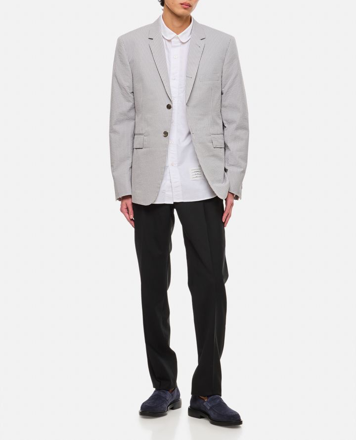 Biffi GIACCA CLASSICA IN COTONE SEERSUCKER