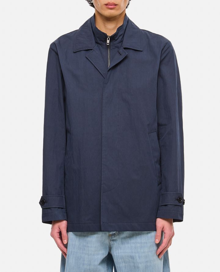 Biffi GIACCA CON BOTTONI E ZIP NASCOSTA