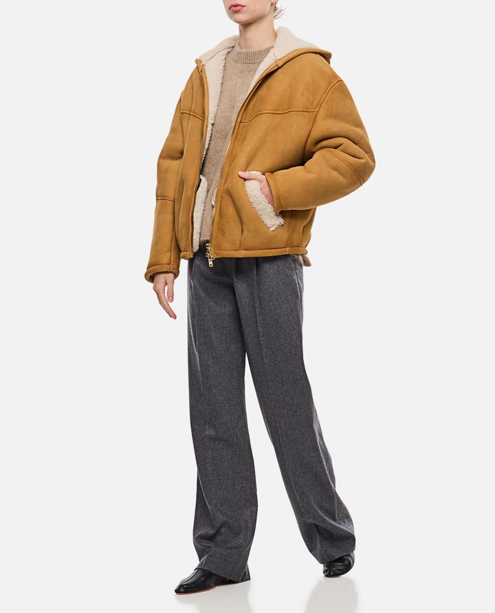 Biffi GIACCA CON CAPPUCCIO SHEARLING