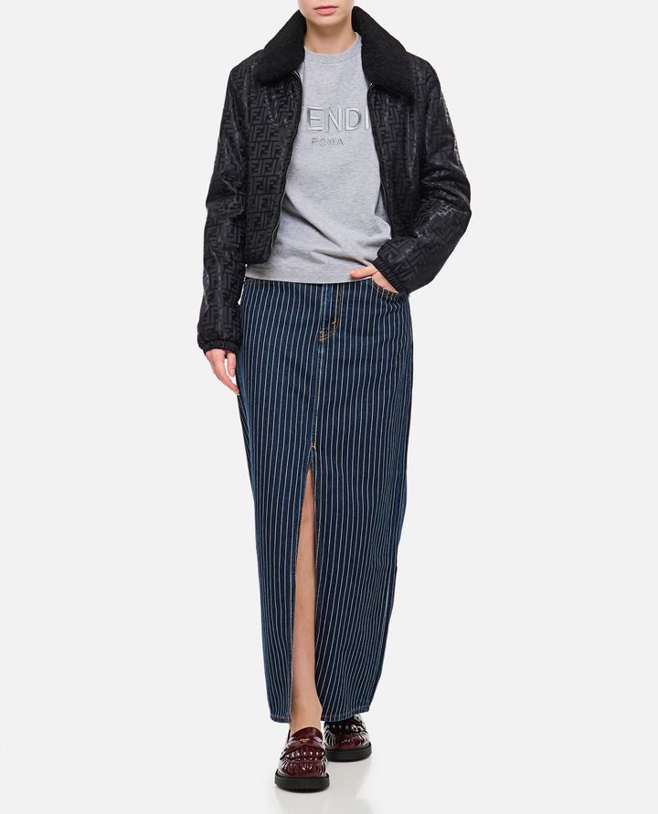 Biffi GIACCA CON ZIP JACQUARD FF