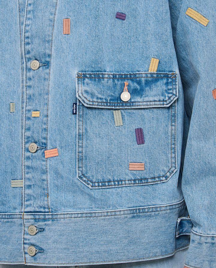 Biffi GIACCA DENIM CON RICAMI