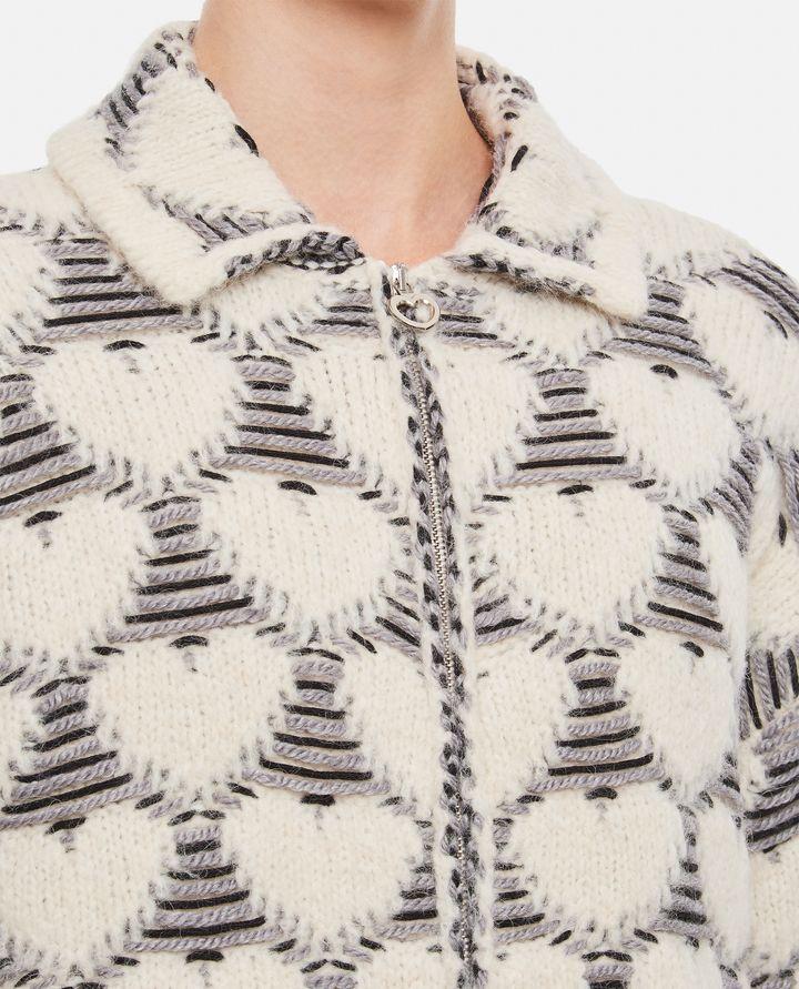 Biffi GIACCA IN MAGLIA MOTIVO CUORI