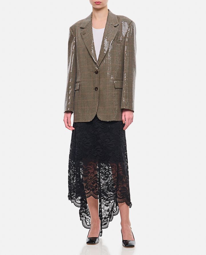 Biffi GIACCA OVER PIED DE POULE IN LANA