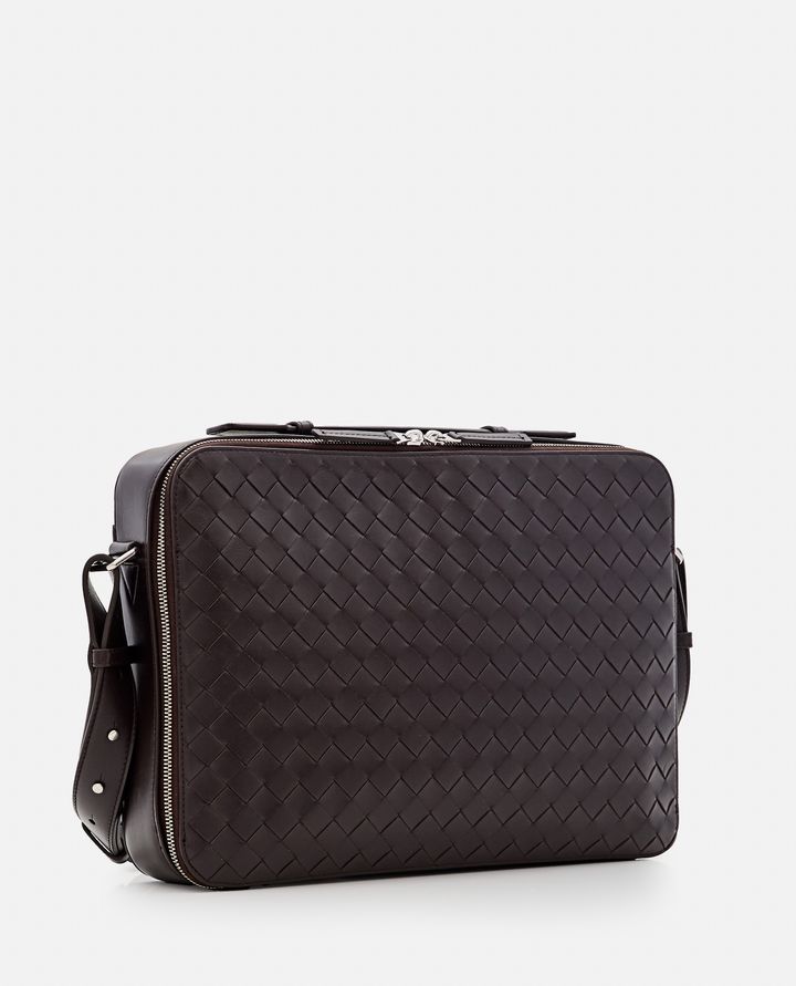 Biffi INTRECCIO LEATHER SHOULDER BAG