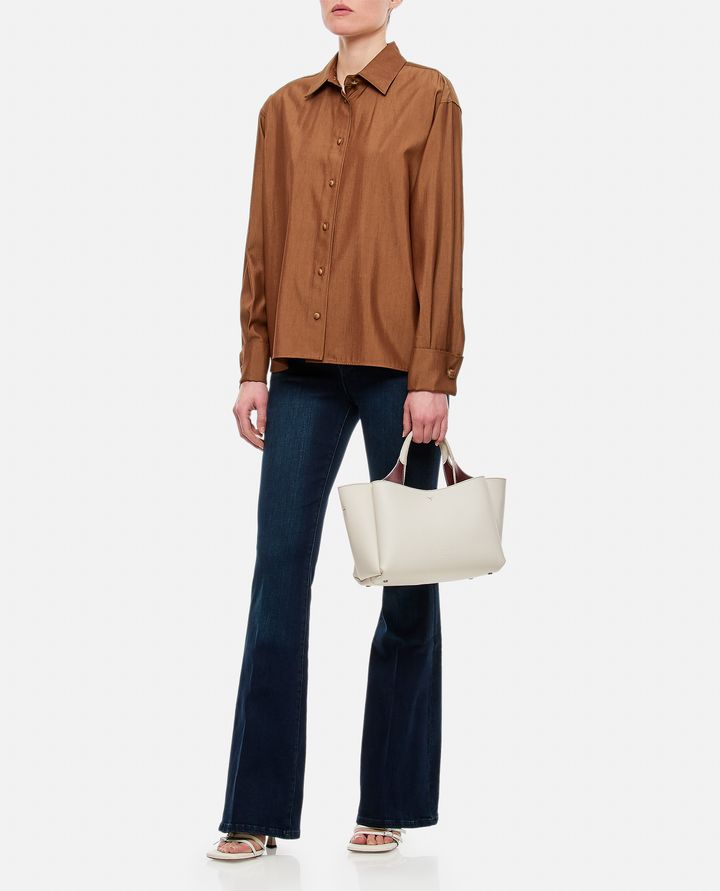 Biffi LE HIGH FLARE COTTON JEANS