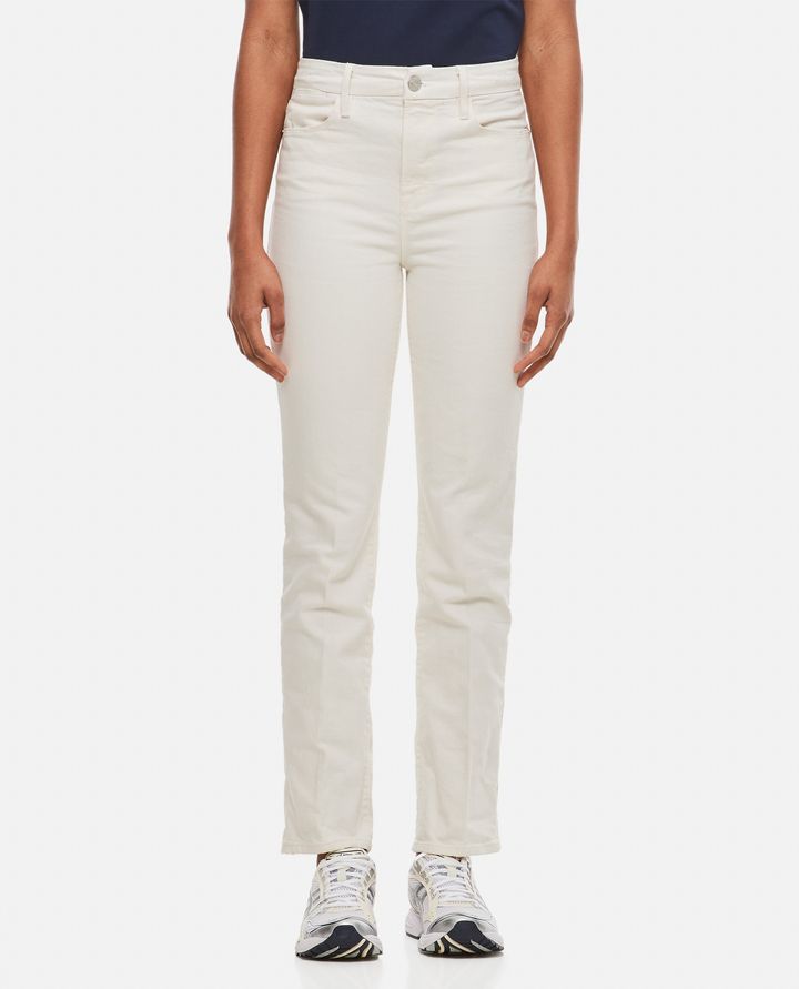 Biffi LE SUPER HIGH STRAIGHT LEG COTTON JEANS
