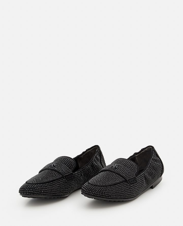 Biffi LEATHER BALLET LOAFERS
