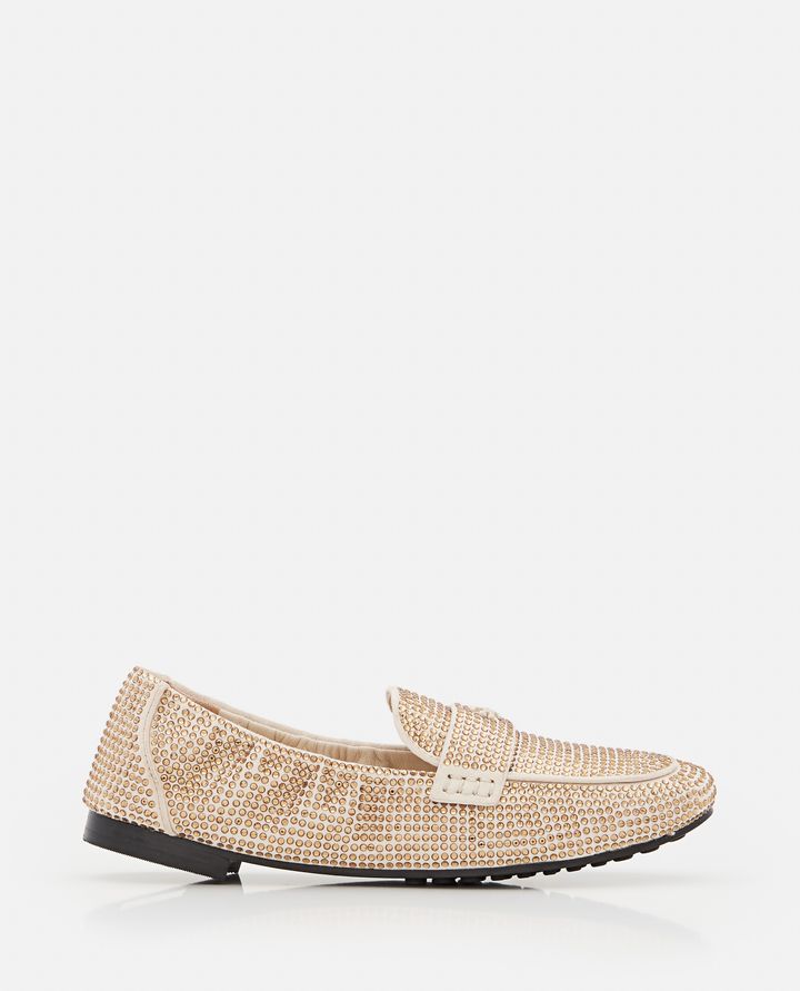 Biffi LEATHER BALLET LOAFERS