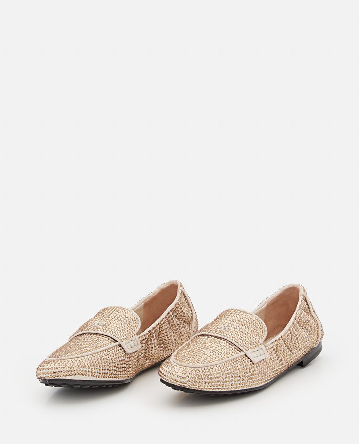 Biffi LEATHER BALLET LOAFERS
