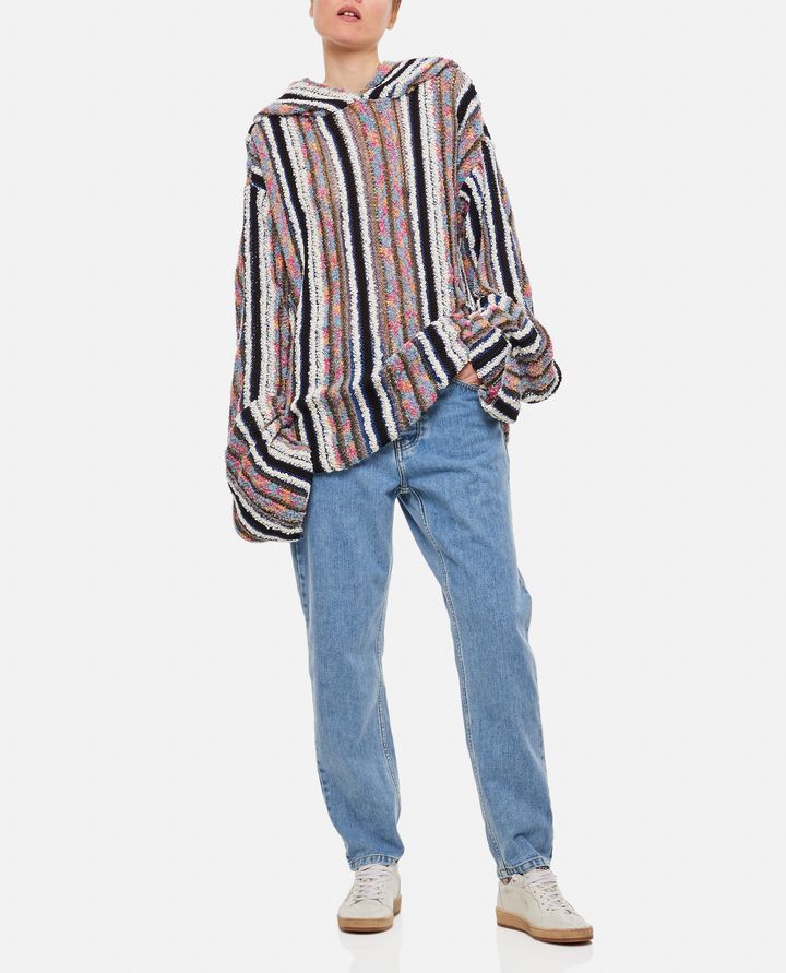 Biffi LINEN COTTON OVERSIZED SWEATER