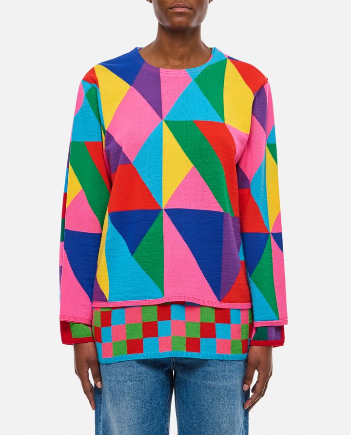 Biffi MAGLIA CON FANTASIA DOPPIO STRATO