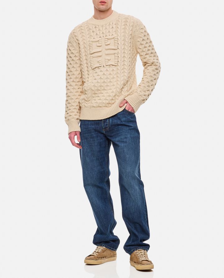 Biffi MAGLIA GIROCOLLO CON MOTIVO LOGATO