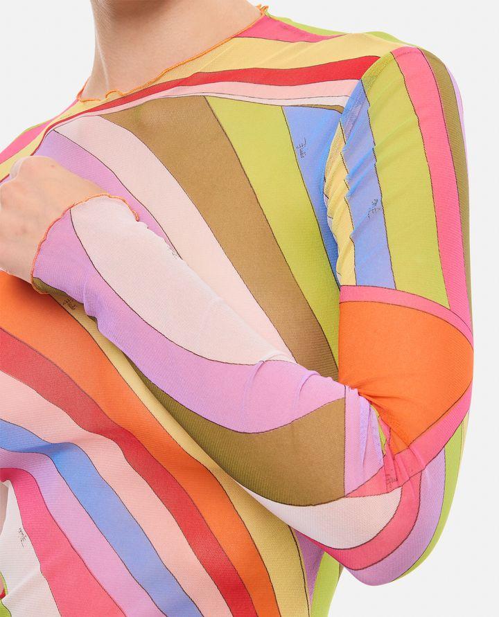 Biffi MAGLIETTA A MANICHE LUNGHE IN TULLE